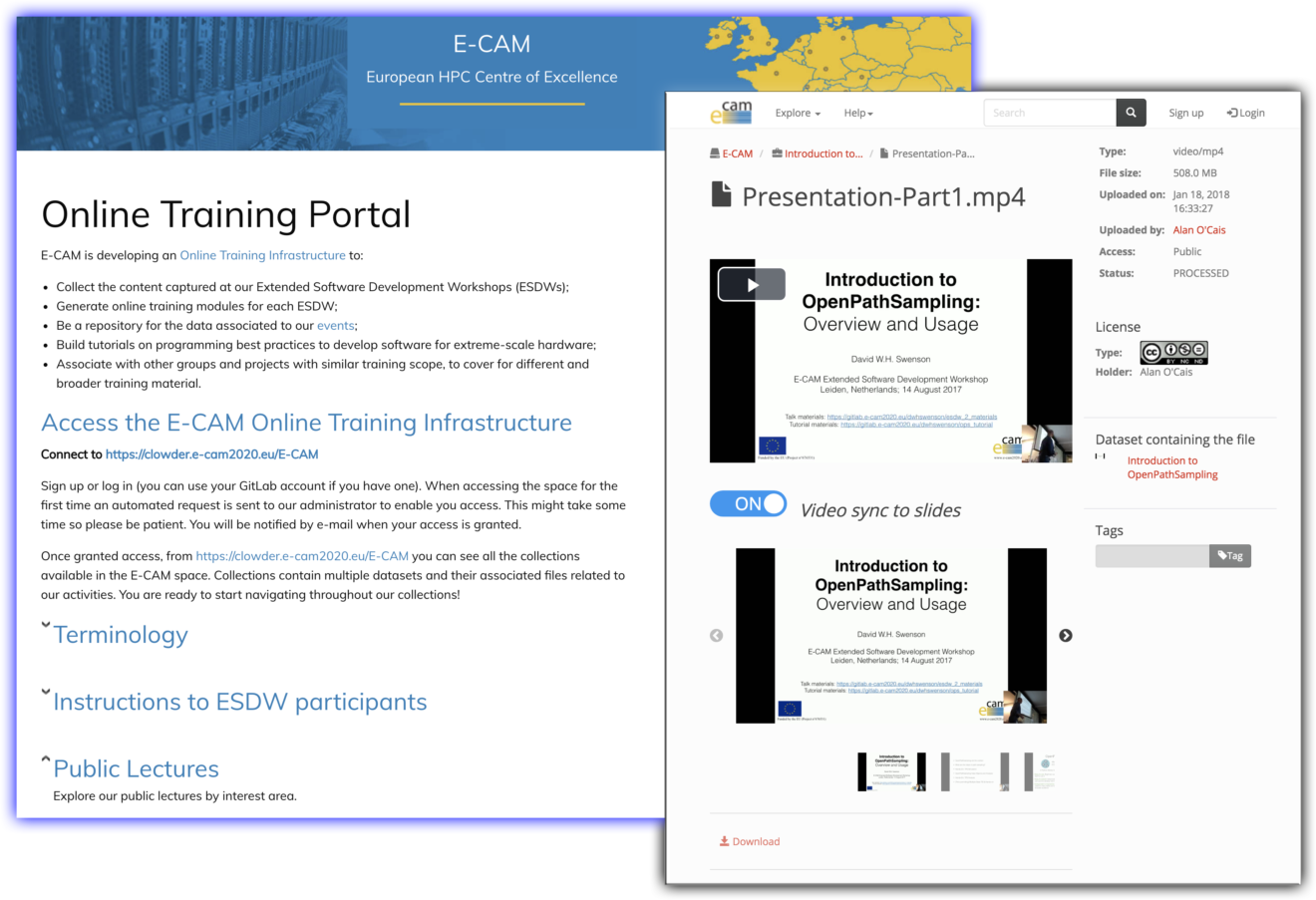 e-cam_online_training_portal_graphics